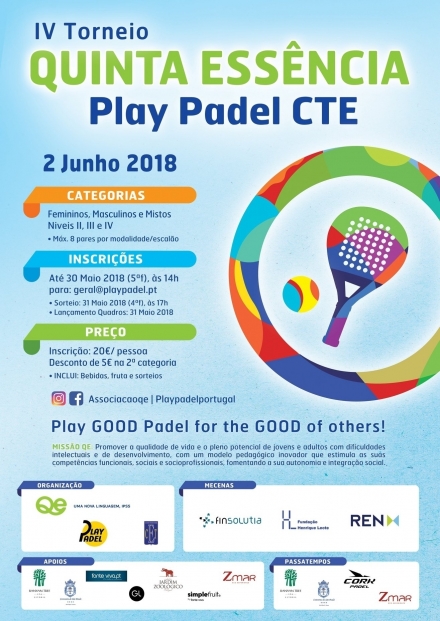 08.00 Quinta Essência - IV Torneio de Padel | Maio 2018 - Fundação Henrique Leote